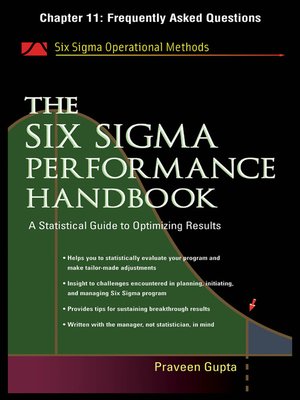 cover image of The Six Sigma Performance Handbook: FAQ